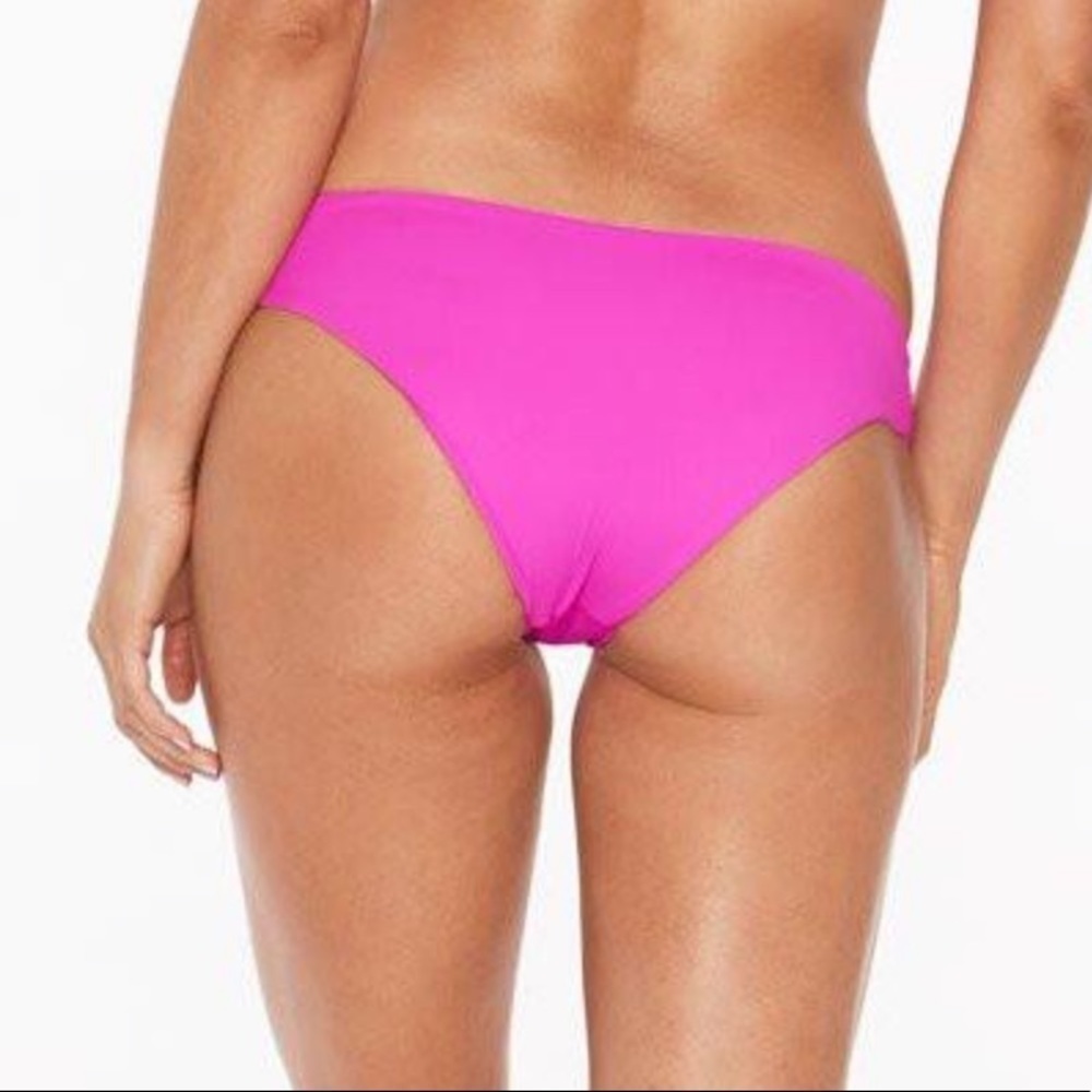 𝅺NWT L*SPACE Estella Bikini Bottom Fuchsia - Picture 3 of 4